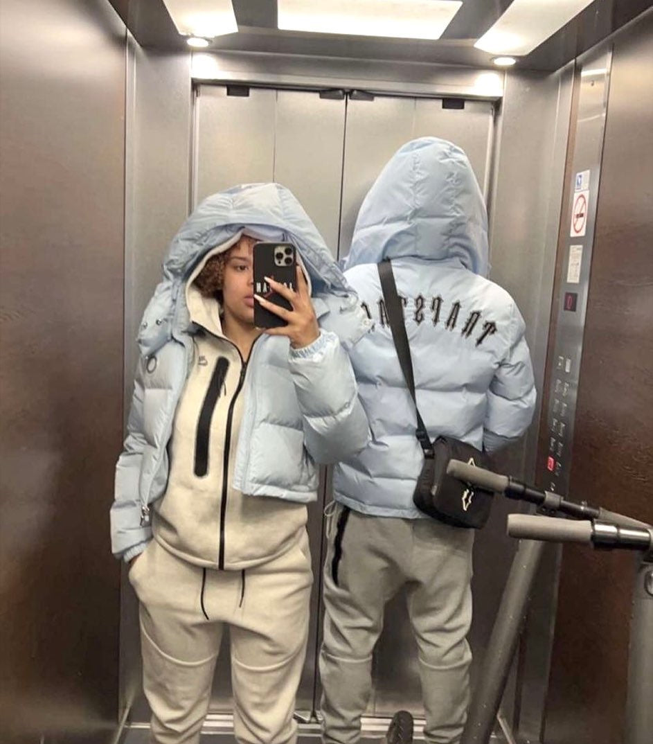Trapstar Jacket womens baby blue