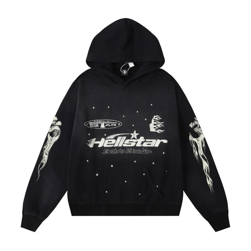 Hellstar Hoodie Black