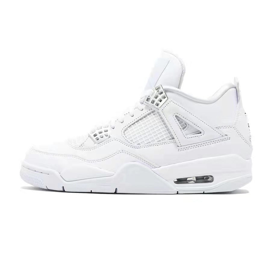 Jordan 4   Metallic White