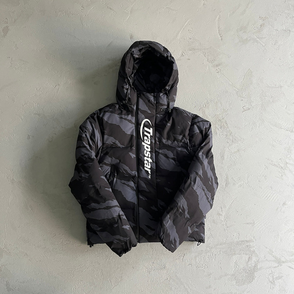 Trapstar Jacket black tiger camo