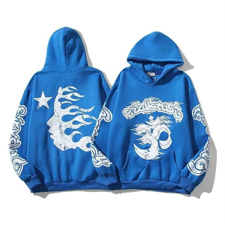 Hellstar Hoodie Blue